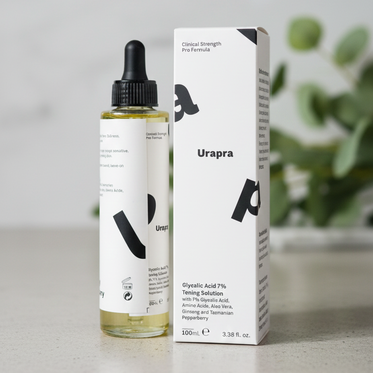 Urapra Glycolic Acid 7% Toning Solution: Advanced Exfoliating Toner for Brighter, Smoother, and More Even-Toned Skin