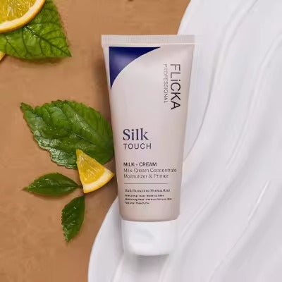 Flicka Silk Touch 3 In 1 Moisturizer And Primer For Face Providing Hydrating Care Smooth Texture Comfortable Use